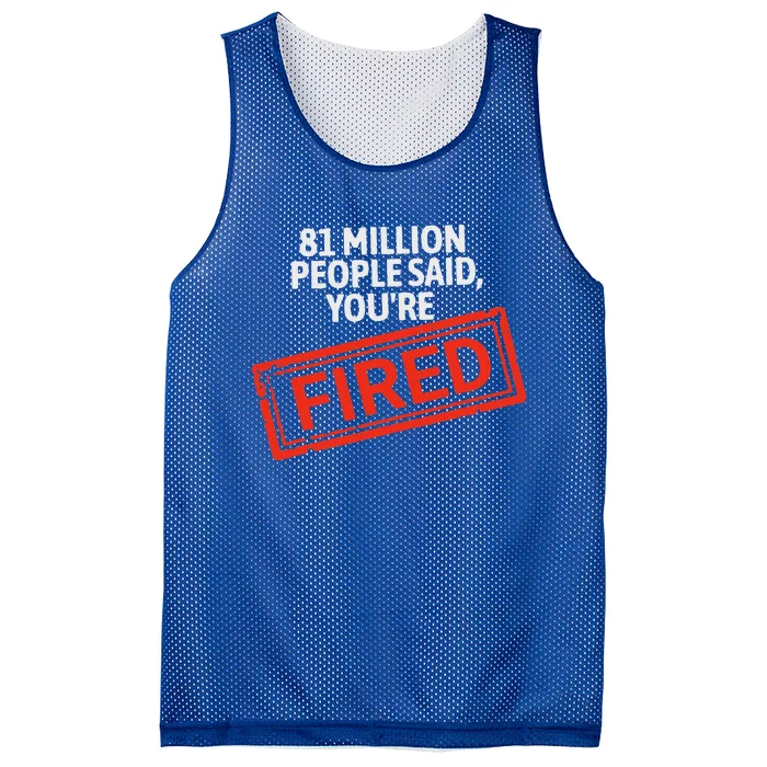 81 Million People Said YouRe Fired Harris For President Mesh Reversible Basketball Jersey Tank