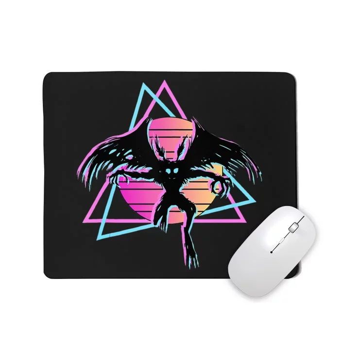 80s Mothman Retro Cryptid Mousepad