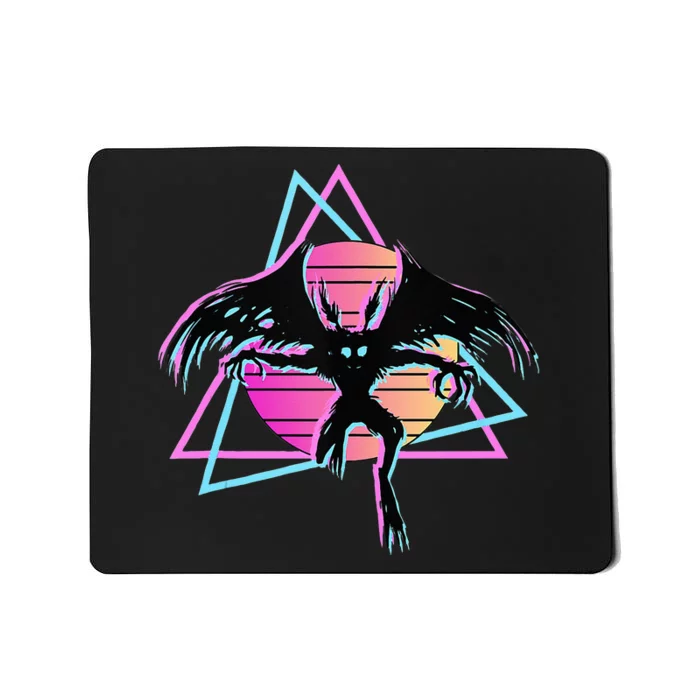 80s Mothman Retro Cryptid Mousepad