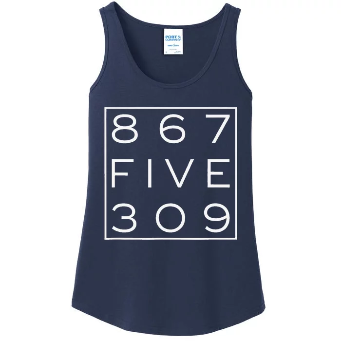 8675309 Nostalgic And Funny 80s Ladies Essential Tank