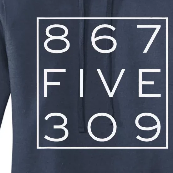 8675309 Nostalgic And Funny 80s Women's Pullover Hoodie