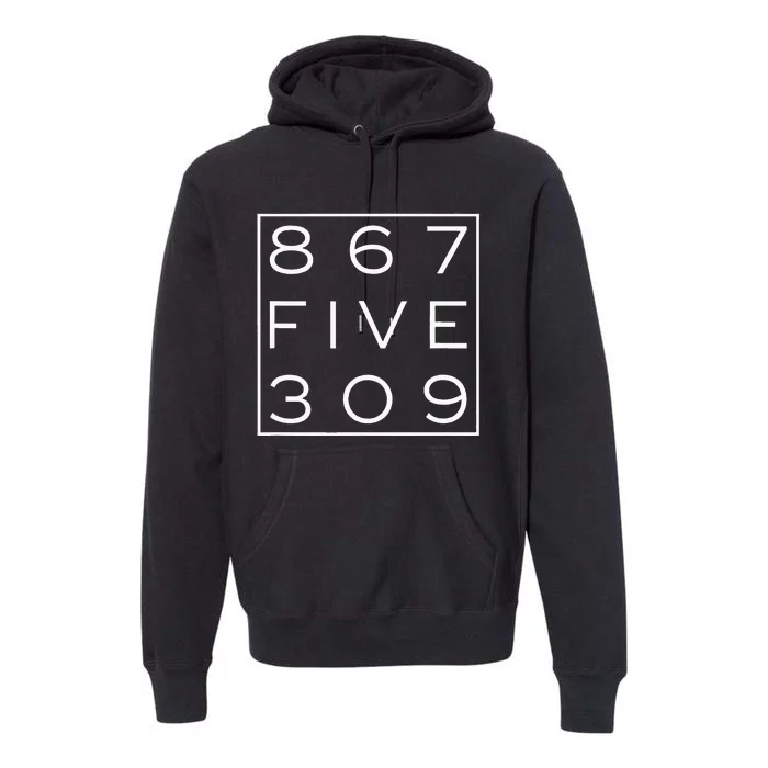 8675309 Nostalgic And Funny 80s Premium Hoodie