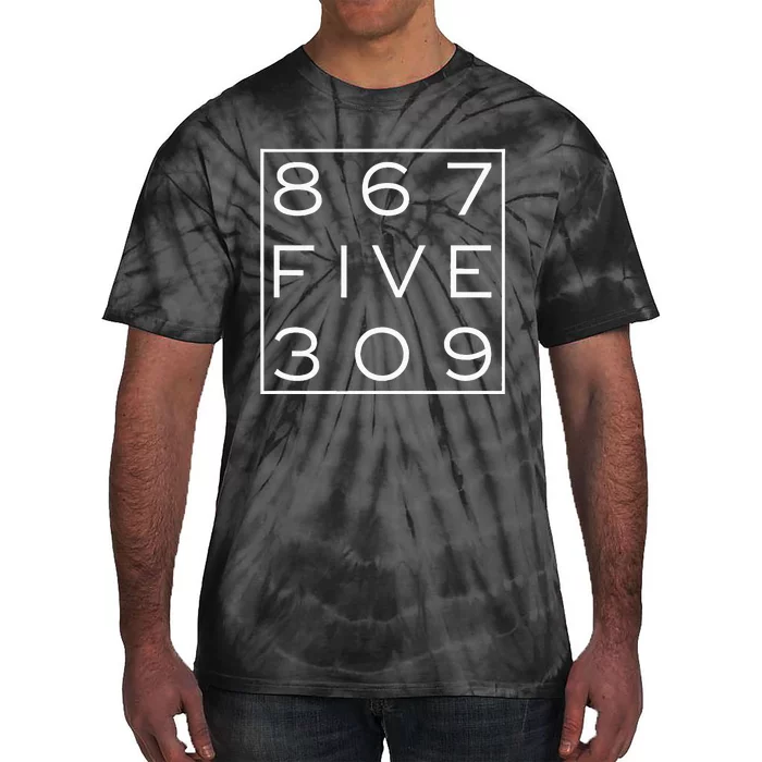 8675309 Nostalgic And Funny 80s Tie-Dye T-Shirt