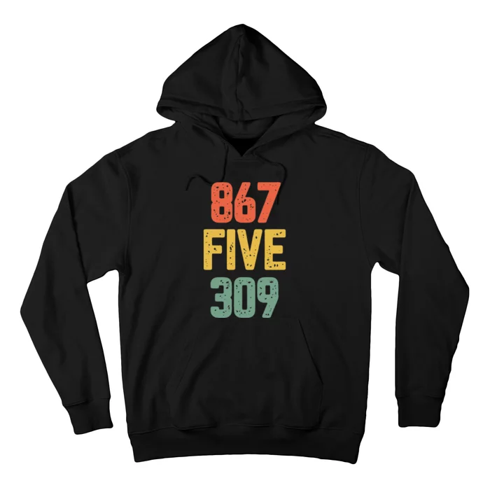 8675309 Nostalgic Funny 80s Retro Music Hoodie