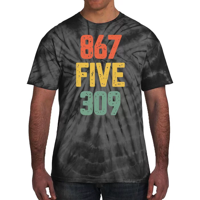 8675309 Nostalgic Funny 80s Retro Music Tie-Dye T-Shirt