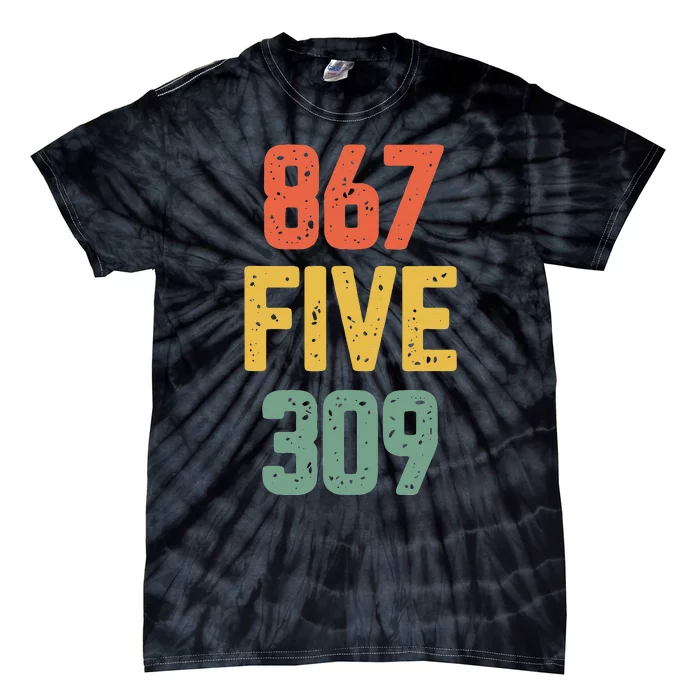 8675309 Nostalgic Funny 80s Retro Music Tie-Dye T-Shirt