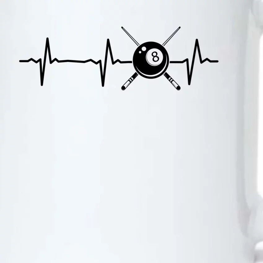 8ball Pool Billiards Billiard Heartbeat Gift Black Color Changing Mug