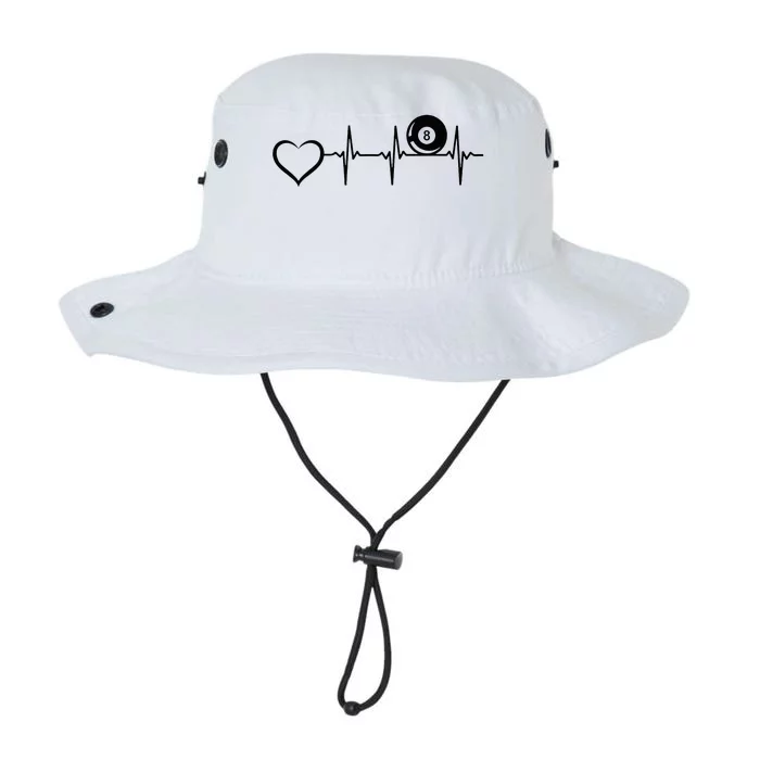 8ball Pool Billiards Billiard Heartbeat Heart Legacy Cool Fit Booney Bucket Hat