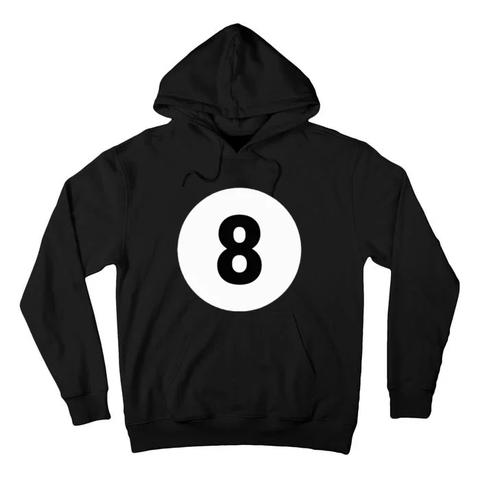 8 Pool Ball 8 Billiards Costume Halloween Group Matching Tall Hoodie