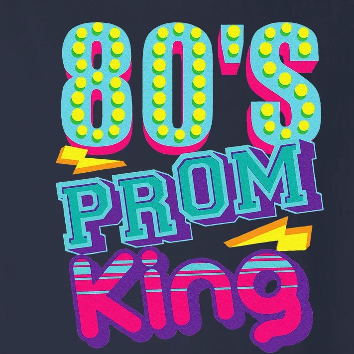 80s Prom King Funny Disco Throwback Nostalgic Gift Toddler Long Sleeve Shirt