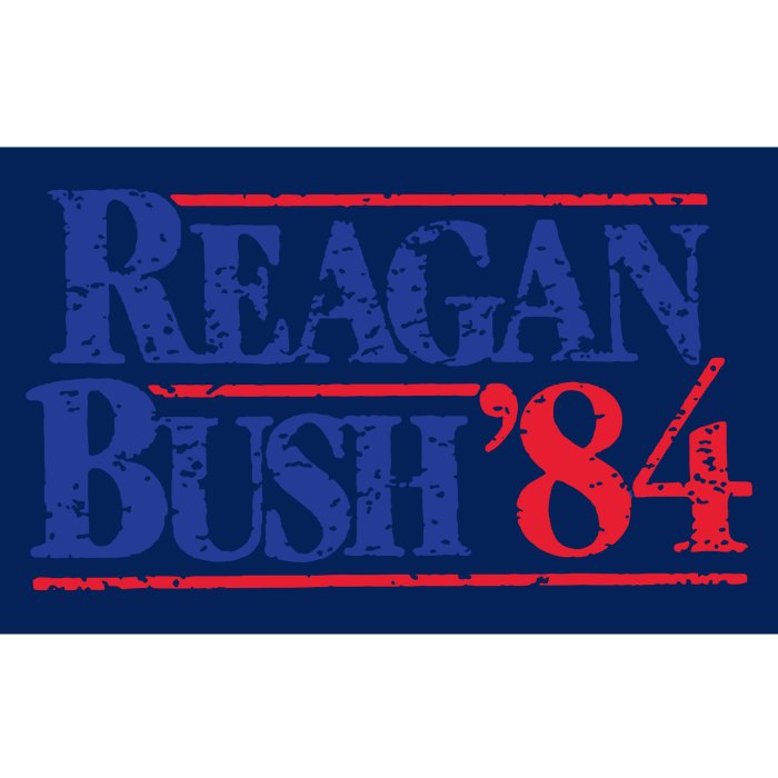 80s Reaganbush 84 Gop Bumper Sticker