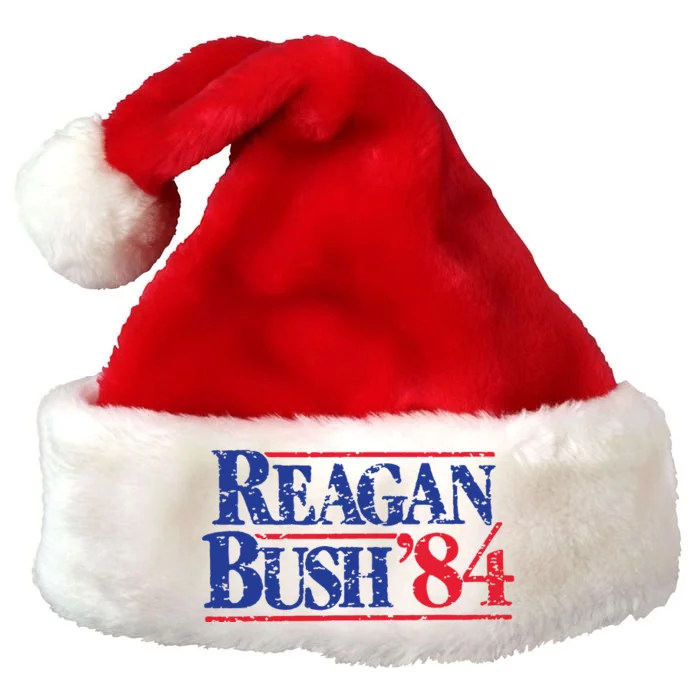 80s Reaganbush 84 Gop Premium Christmas Santa Hat