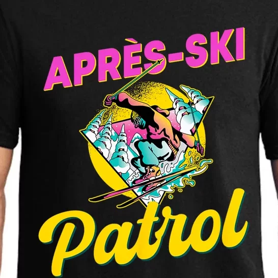 80s Retro Apresski Patrol Wear 90s Skiing Pajama Set