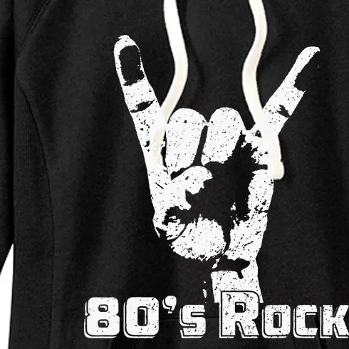 80s Rock Band Women's Fleece Hoodie