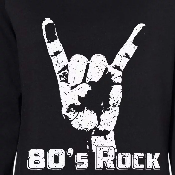 80s Rock Band Womens California Wash Sweatshirt