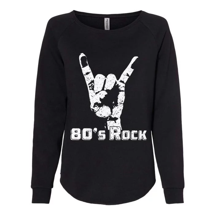 80s Rock Band Womens California Wash Sweatshirt