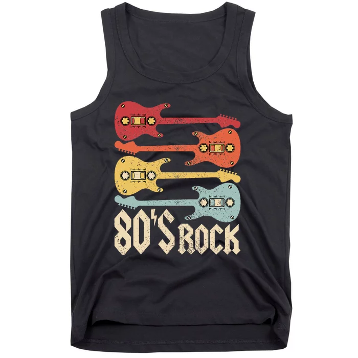 80s Rock Band Guitar Cassette Tape 1980s Vintage 80s Tank Top