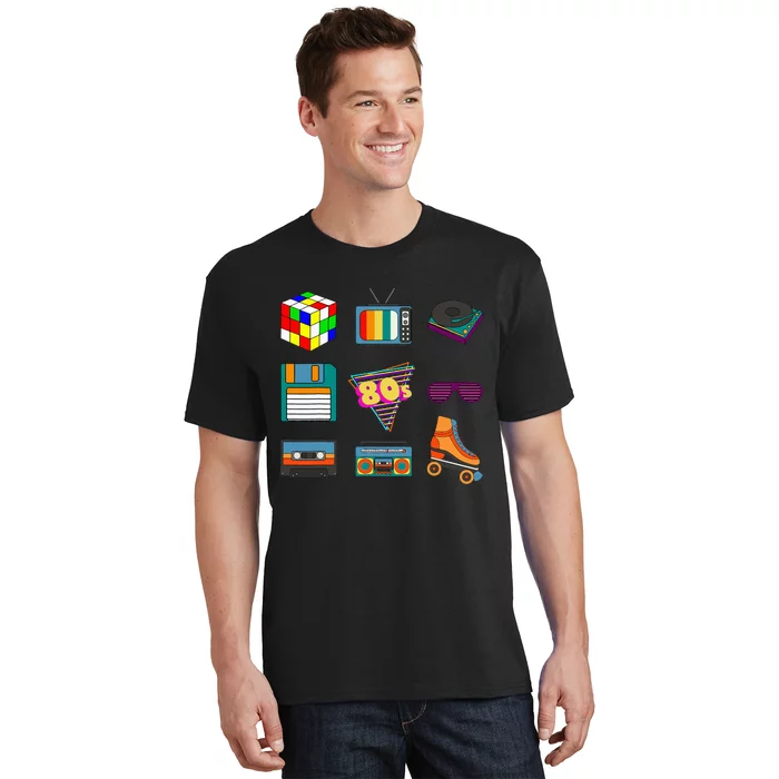 80S Retro Fashion Throwback Culture Disco Music Party Lover T-Shirt