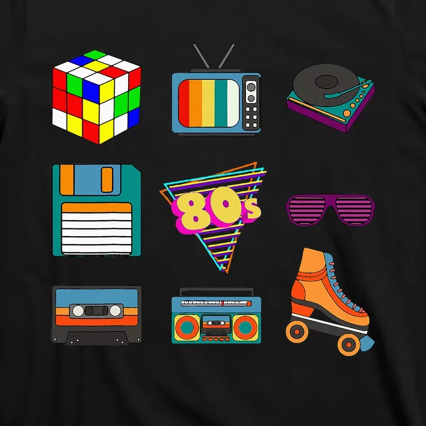 80S Retro Fashion Throwback Culture Disco Music Party Lover T-Shirt