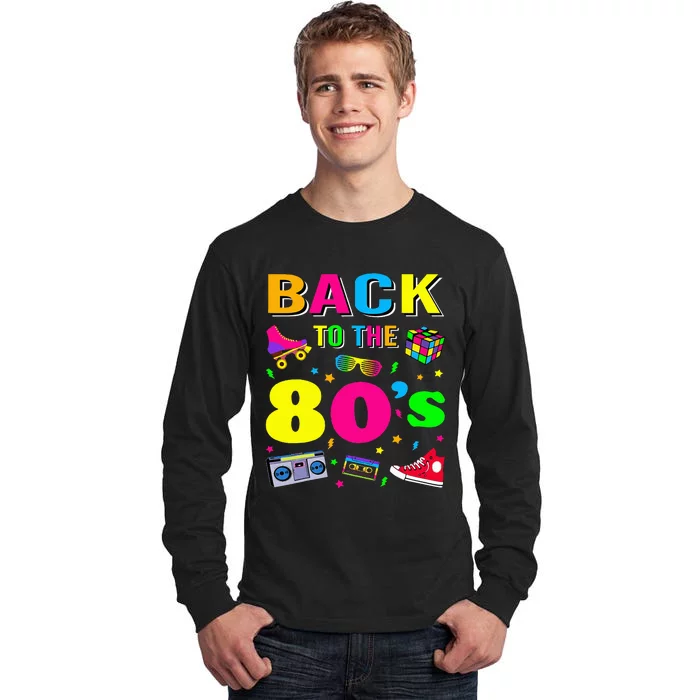 80s Retro Motto I Love 80S Tall Long Sleeve T-Shirt