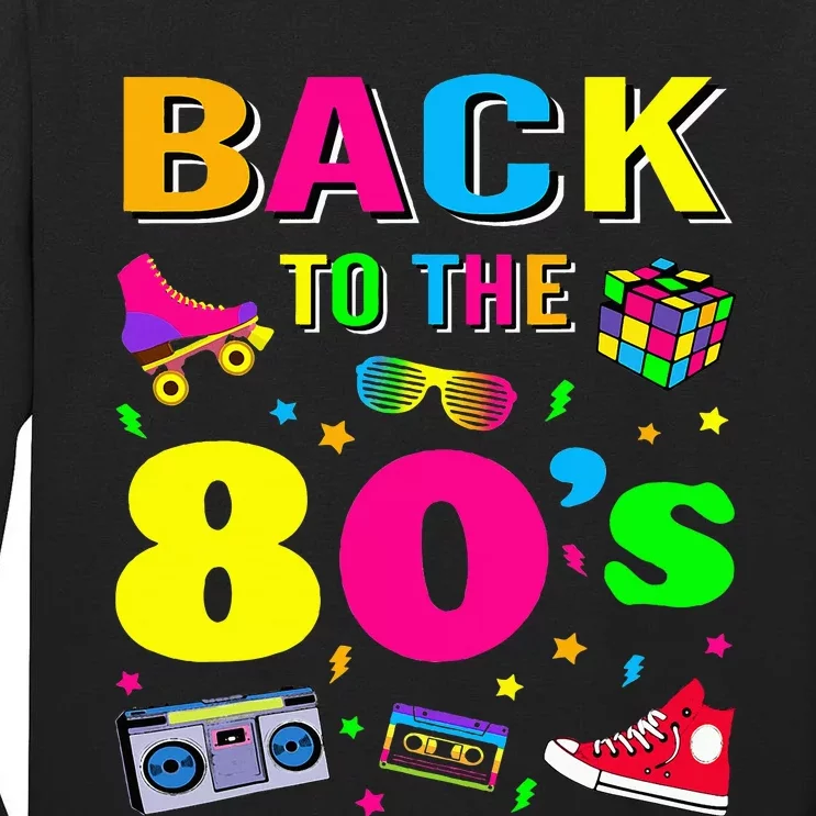 80s Retro Motto I Love 80S Tall Long Sleeve T-Shirt