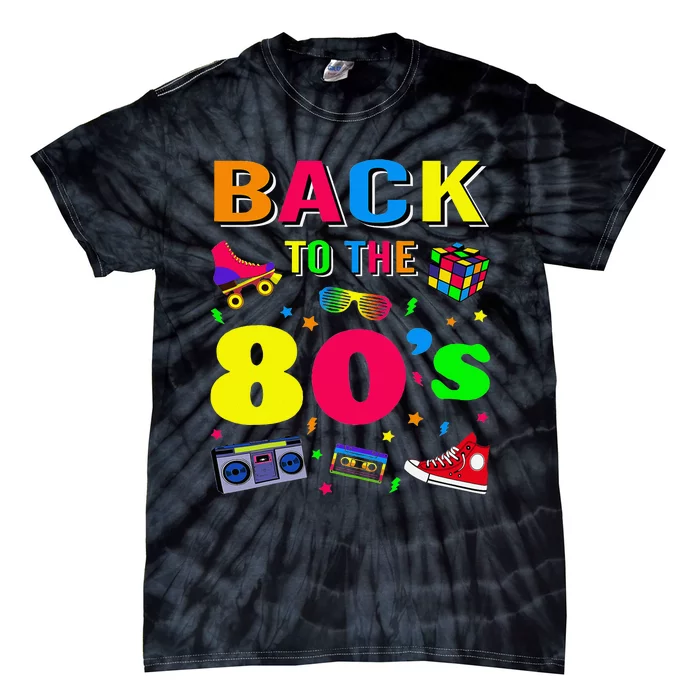 80s Retro Motto I Love 80S Tie-Dye T-Shirt