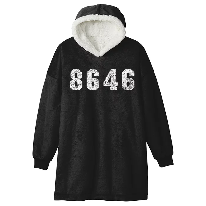 8646 Republican Trump 86 46 Hooded Wearable Blanket