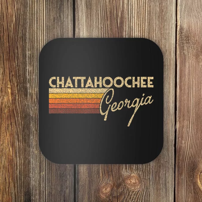 80s Style Chattahoochee Georgia Coaster