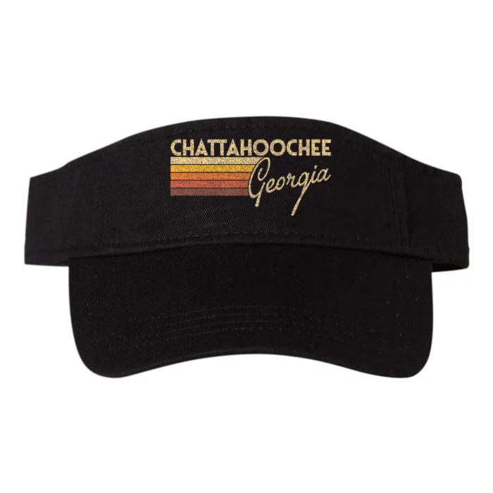 80s Style Chattahoochee Georgia Valucap Bio-Washed Visor