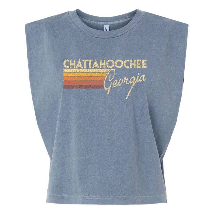 80s Style Chattahoochee Georgia Garment-Dyed Women's Muscle Tee