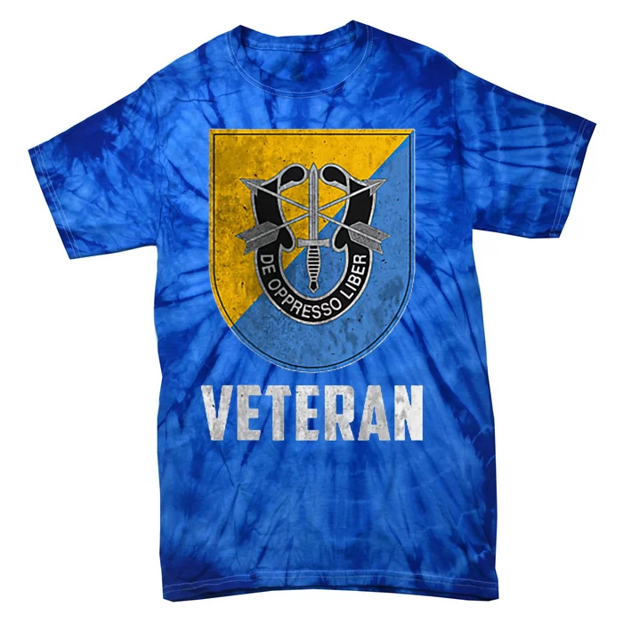 8th Special Forces Group Veteran Military Papa Xmas Tie-Dye T-Shirt