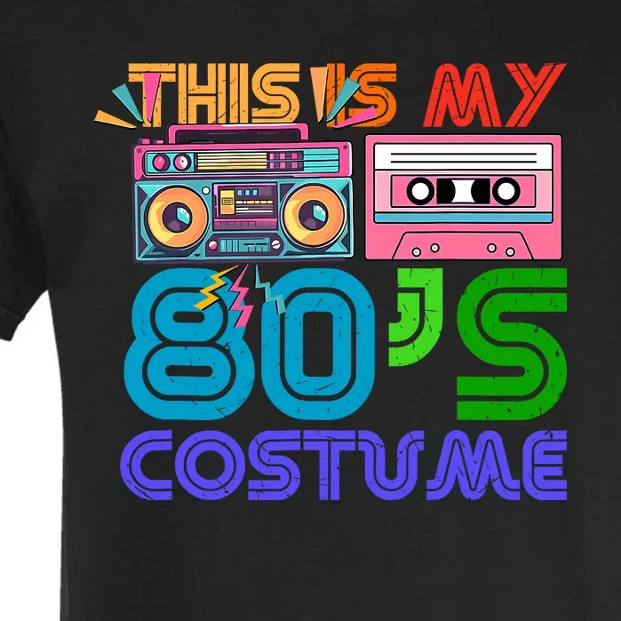 80s Styles Halloween 1980s This Is My 80s Costume Garment-Dyed Heavyweight T-Shirt