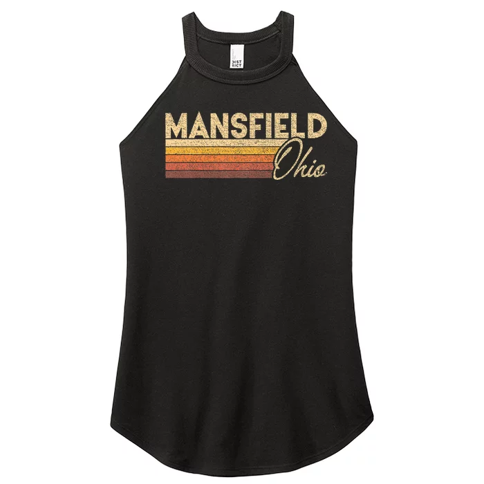 80s Style Mansfield Ohio Women’s Perfect Tri Rocker Tank