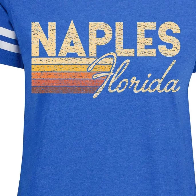 80s Style Naples Florida Enza Ladies Jersey Football T-Shirt