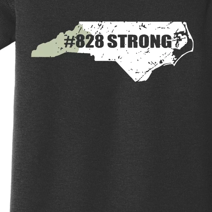 828 Strong North Carolina Hurricane Relief Awareness Baby Bodysuit