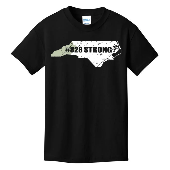 828 Strong North Carolina Hurricane Relief Awareness Kids T-Shirt