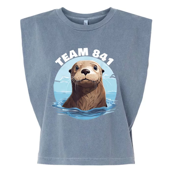 841 Surfing Otter 841 Otter Team 841 California Otter 841 Garment-Dyed Women's Muscle Tee