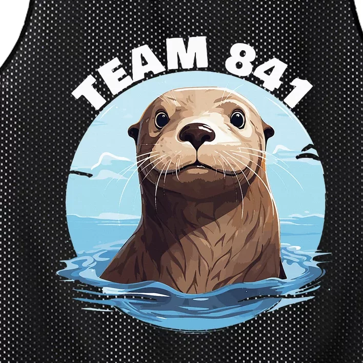 841 Surfing Otter 841 Otter Team 841 California Otter 841 Mesh Reversible Basketball Jersey Tank