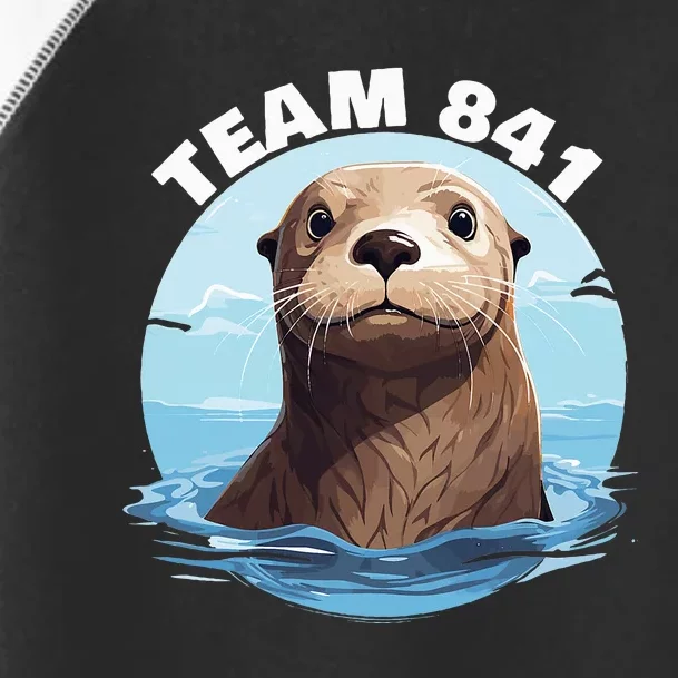 841 Surfing Otter 841 Otter Team 841 California Otter 841 Toddler Fine Jersey T-Shirt