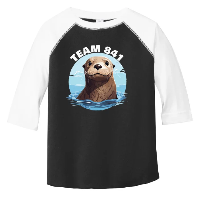 841 Surfing Otter 841 Otter Team 841 California Otter 841 Toddler Fine Jersey T-Shirt