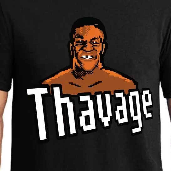 8bit Thavage Casual Wear Funny Thupreme Boxing Lisp Pajama Set