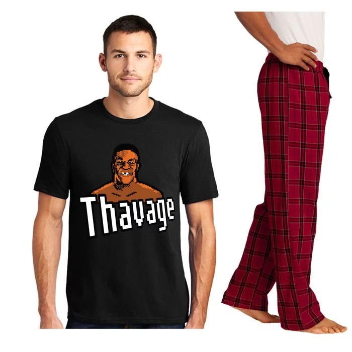 8bit Thavage Casual Wear Funny Thupreme Boxing Lisp Pajama Set