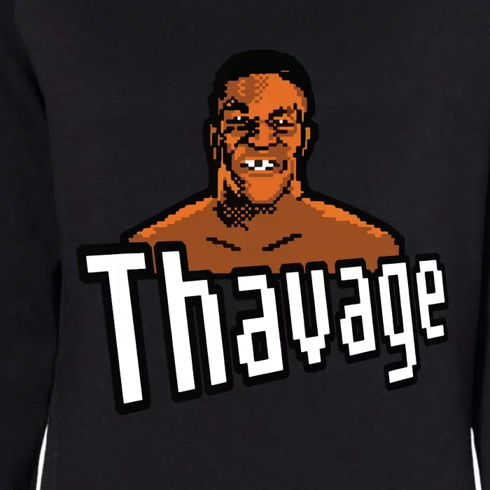 8bit Thavage Casual Wear Funny Thupreme Boxing Lisp Womens California Wash Sweatshirt