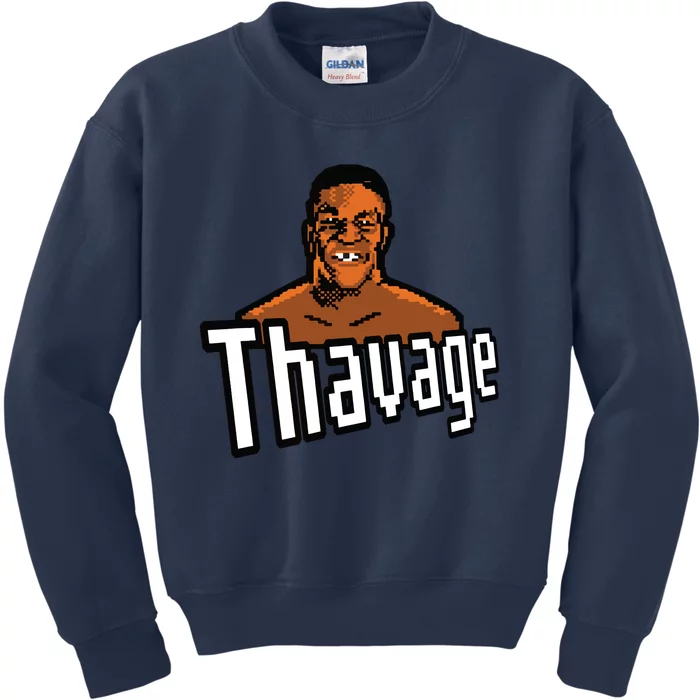 8bit Thavage Casual Wear Funny Thupreme Boxing Lisp Kids Sweatshirt