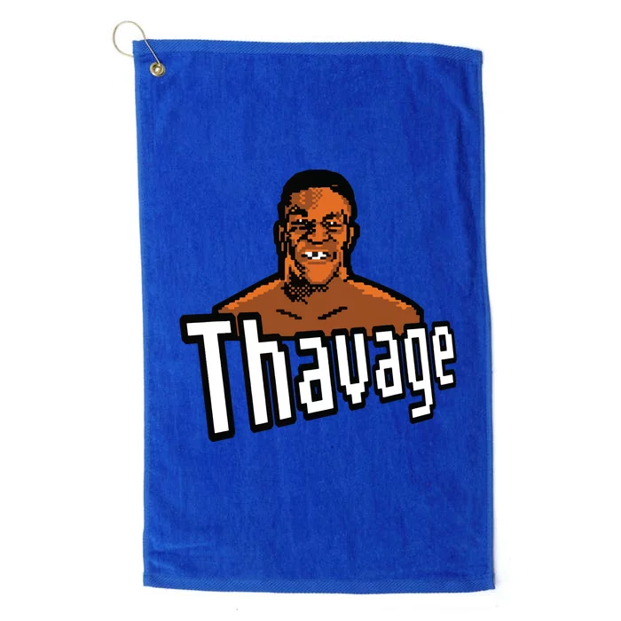 8bit Thavage Casual Wear Funny Thupreme Boxing Lisp Platinum Collection Golf Towel