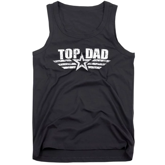 80s Top Dad Fathers Day Gift from Daughter Son Wife Tank Top