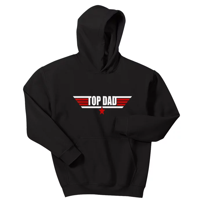 80s Top Dad Fathers Day Kids Hoodie