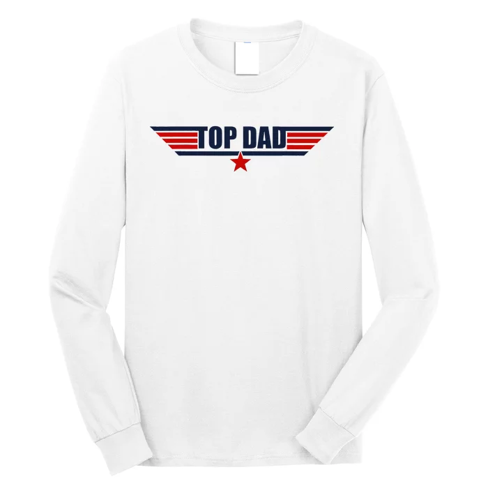 80s Top Dad Fathers Day Gift From Daughter Son Wife Long Sleeve Shirt