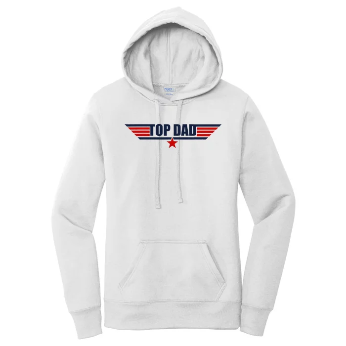 80s Top Dad Fathers Day Gift From Daughter Son Wife Women's Pullover Hoodie