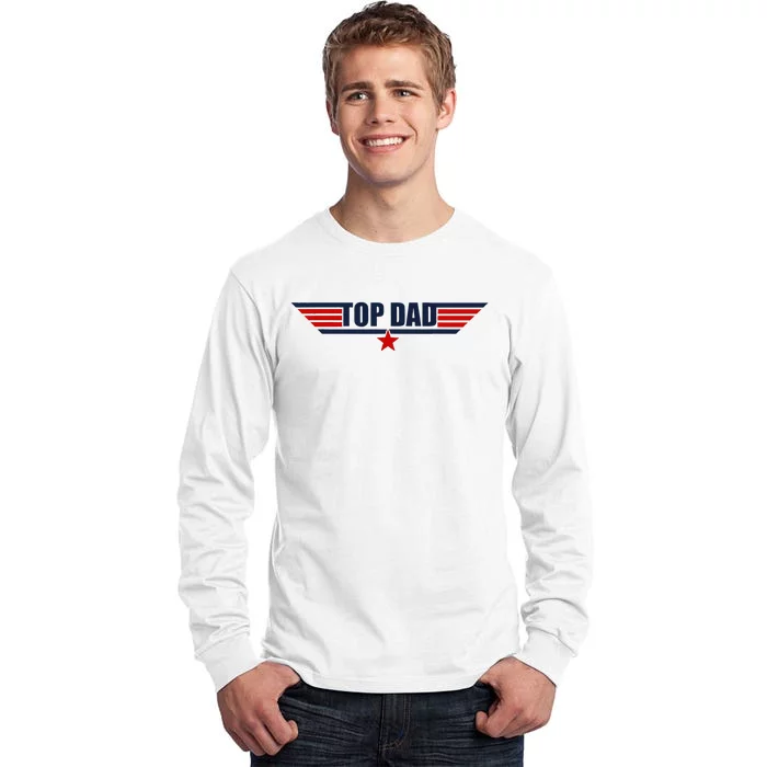 80s Top Dad Fathers Day Gift From Daughter Son Wife Tall Long Sleeve T-Shirt